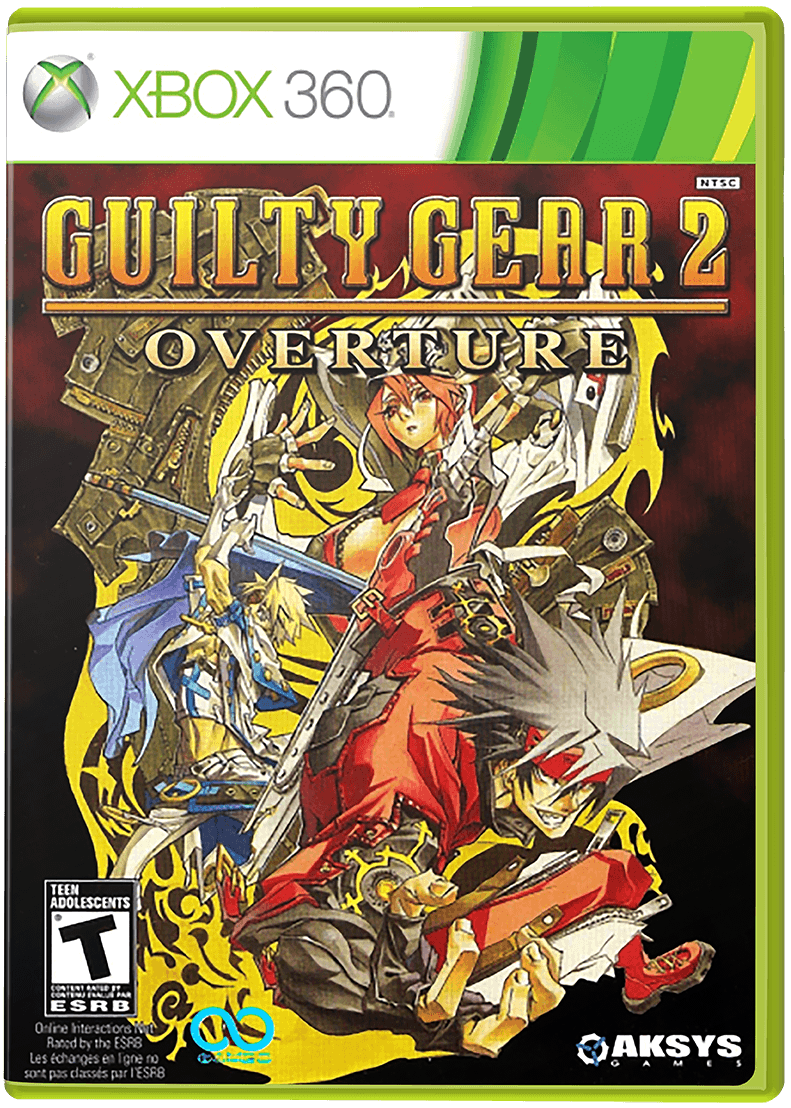 Guilty Gear 2: Overture box art for Xbox 360